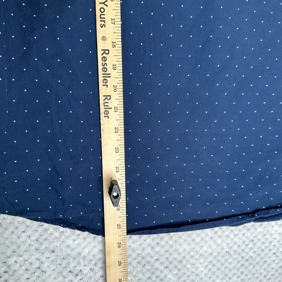 Ricky Singh Shirt Mens Large Slim Fit Blue Short Sleeve Button Front Casual - Picture 12 of 12